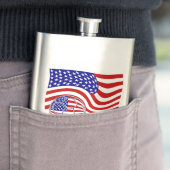 USA Flag Soccer Ball Flachmann (Beispiel)