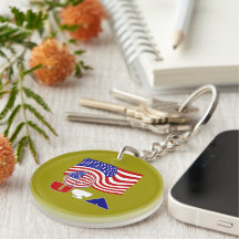 USA Flag Soccer Ball Golden Background