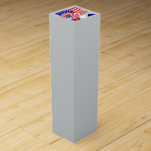 USA Flag Soccer Ball Gray Hintergrund