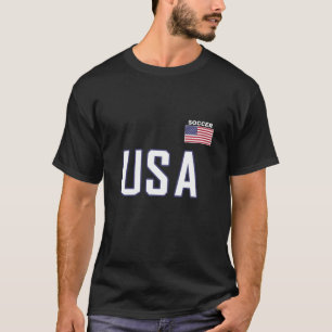 USA Flag Soccer Team Cool Futbol Equipment Men Wom T-Shirt