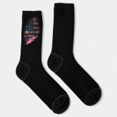 USA flag Socken (Rechts)