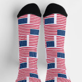 USA Flag Socks Patriotic Socken (Oben)