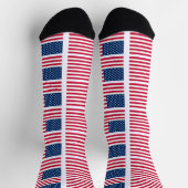 USA Flag Socks Patriotic Socken (Oben)