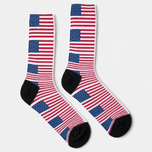 USA Flag Socks Patriotic Socken