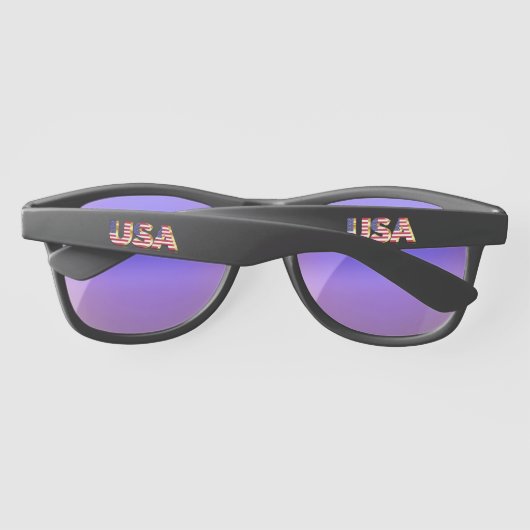 USA Flag Sonnenbrille - Patriotic (Rückseite)