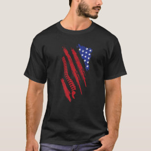 Usa Flag Spine Whisperer Chiro Squad amerikanische T-Shirt