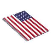 USA Flag Spiral Notebook Dairy Journal For School Notizblock (Rechte Seite)