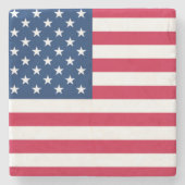 USA Flag Stone Untersetzer (Vorderseite)