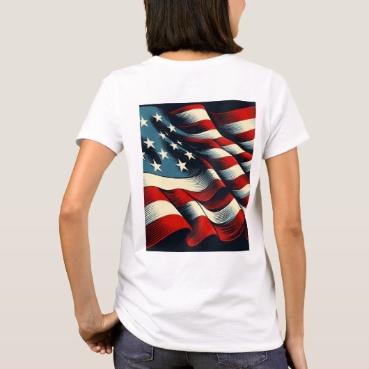 USA Flag T-Shirt (Rückseite)