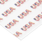 USA Flag Tableclout Tischdecke (Schrägansicht)