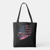 USA flag Tasche (Rückseite)