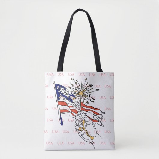 USA-Flag-Tasche Tasche (Vorderseite)