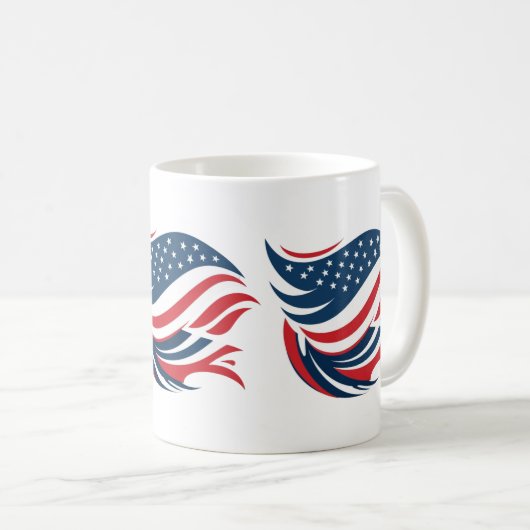 USA FLAG TASSE (VorderseiteRechts)