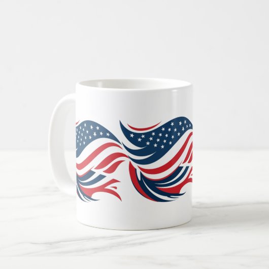 USA FLAG TASSE (Vorderseite Links)