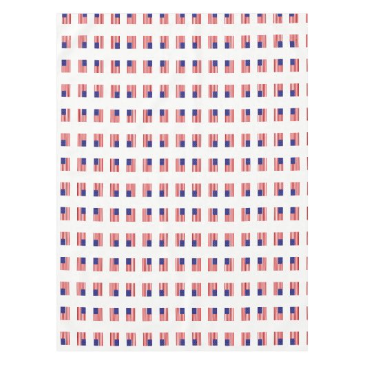 USA Flag Tccer Tischdecke (Vorderseite)