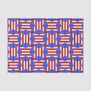 USA Flag-Teabag-Faltung S2-GEWEBE-WRAPPING-PAPIER Seidenpapier