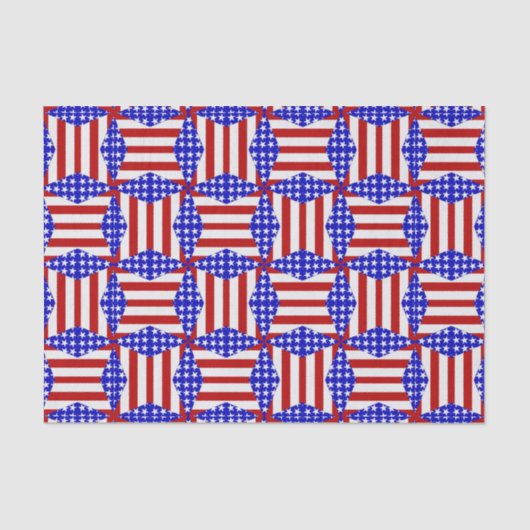 USA Flag-Teabag-Faltung S2-GEWEBE-WRAPPING-PAPIER Seidenpapier (Vorderseite)