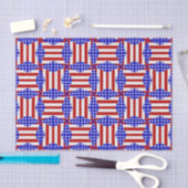 USA Flag-Teabag-Faltung S2-GEWEBE-WRAPPING-PAPIER Seidenpapier (Handwerk)