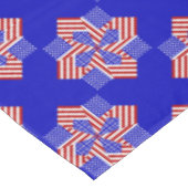 USA FLAG-TEABAG FOLDING S9B-52x70 TABLECLOTH Tischdecke (Schrägansicht)