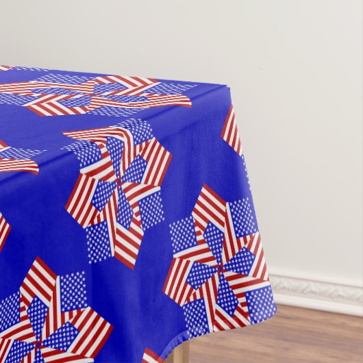 USA FLAG-TEABAG FOLDING S9B-52x70 TABLECLOTH Tischdecke (Beispiel)