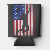 USA Flag Tennis for Men Women Dosenkühler (Vorderseite)