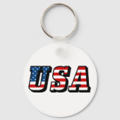 USA Flag Text Schlüsselanhänger (Vorderseite)