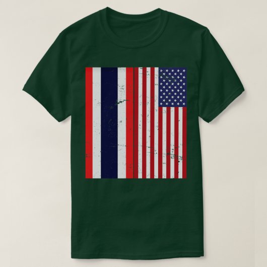 USA Flag Thailand T-Shirt (Design vorne)