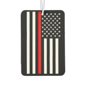 USA Flag The Thin Red Line Theme Autolufterfrischer (Rückseite)