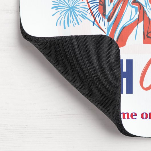 USA Flag Theme Custom 4. Juli Business Mousepad (Ecke)