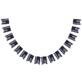 USA Flag Thin Blue Line Memorial Symbolic on Wimpelkette (Alle)