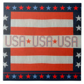 USA Flag Tile Fliese (Vorderseite)