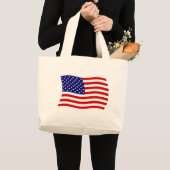 USA Flag Toag Jumbo Stoffbeutel (Vorderseite (Produkt))