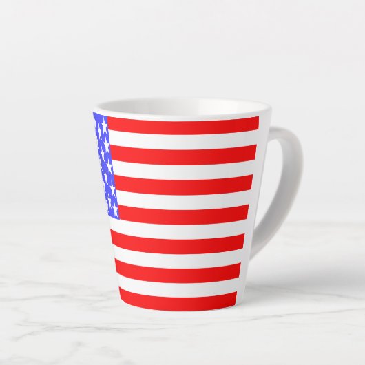 USA Flag Totally Printed Small Milchtasse (Rechte Ecke)