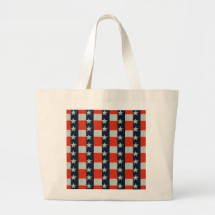 USA Flag Tote Bag Jumbo Stoffbeutel