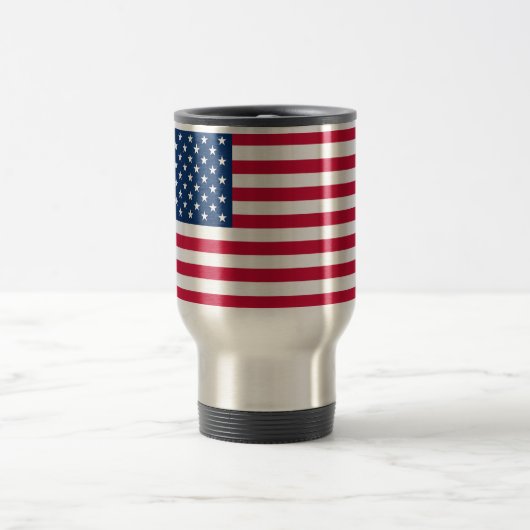 USA Flag Travel Mug - Patriotic Reisebecher (Mittel)