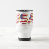 USA Flag Travel Mug USA Reisebecher (Mittel)