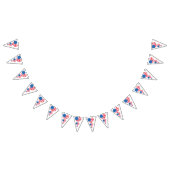 Usa Flag Triangle Party Bunting Banner (Alle)