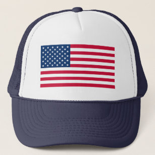 USA Flag Trucker Hat - Patriotic Truckerkappe