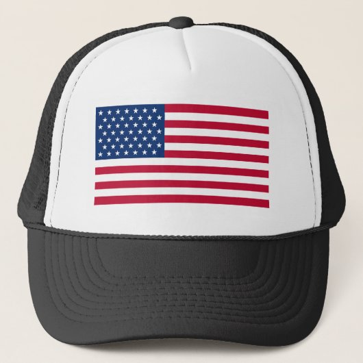 Usa Flag Trucker Hat Truckerkappe (Vorderseite)