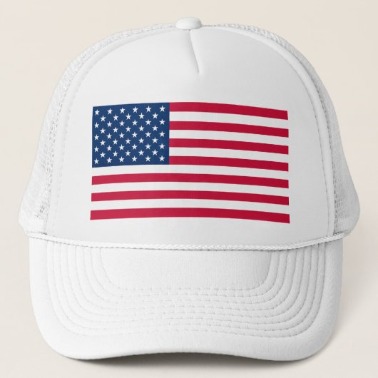 USA Flag Trucker Hat USA Truckerkappe (Vorderseite)