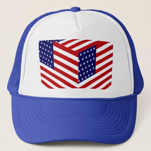 USA Flag_ Truckerkappe (Vorderseite)