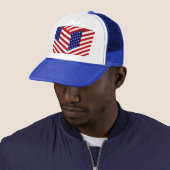 USA Flag_ Truckerkappe (Beispiel)