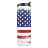 USA Flag Tumbler Thermosbecher (Nach links gedreht)