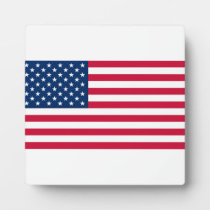 USA Flag - United States of America - Patriotic Fotoplatte