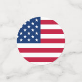 USA Flag US Flagge Konfetti (Klein Vorderseite)