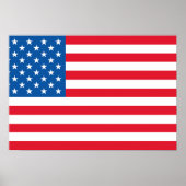 USA Flag US Flagge Poster (Vorne)