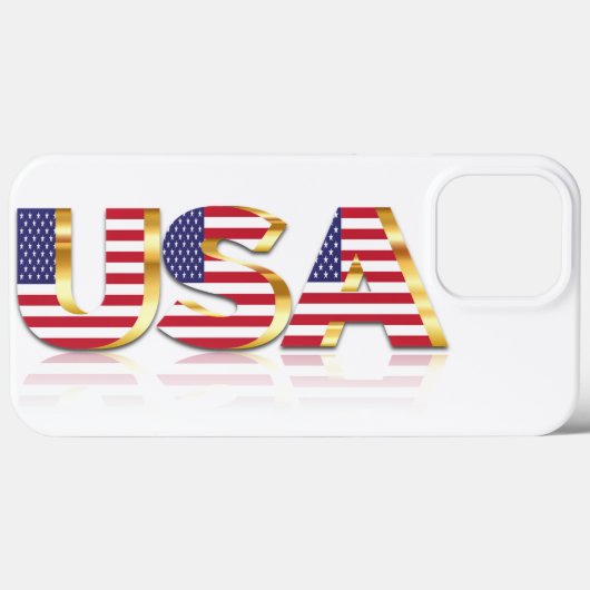 USA Flag USA Case-Mate iPhone Hülle (Rückseite (Horizontal))