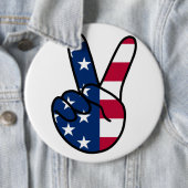 USA Flag V Zeichen Button (Beispiel)