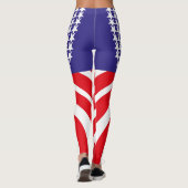 USA FLAG VERS AMERIKCA STARTEN by Masanser Pixel a Leggings (Rückseite)