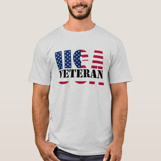 USA Flag Veteran TShirt (Vorderseite)